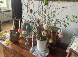 Zámek Loučeň: Když se načančám velikonočně, vypadá to asi takhle....