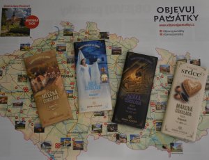 Suvenýr z podzimních prázdnin? Čokoláda s motivy zámku, taková i maková!