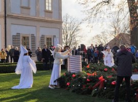 Křest největšího adventního věnce v Česku