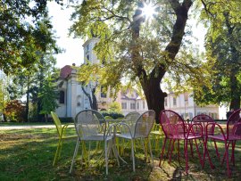 Zámek Loučeň na podzim